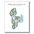 Forest Lake Country Club, South Carolina - Printed Golf Courses