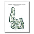 Forest Park Country Club, Virginia - Printed Golf Course