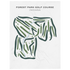 Forest Park Golf Course, Indiana - Printed Golf Courses