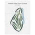 Forest Park Golf Course, Indiana - Printed Golf Courses