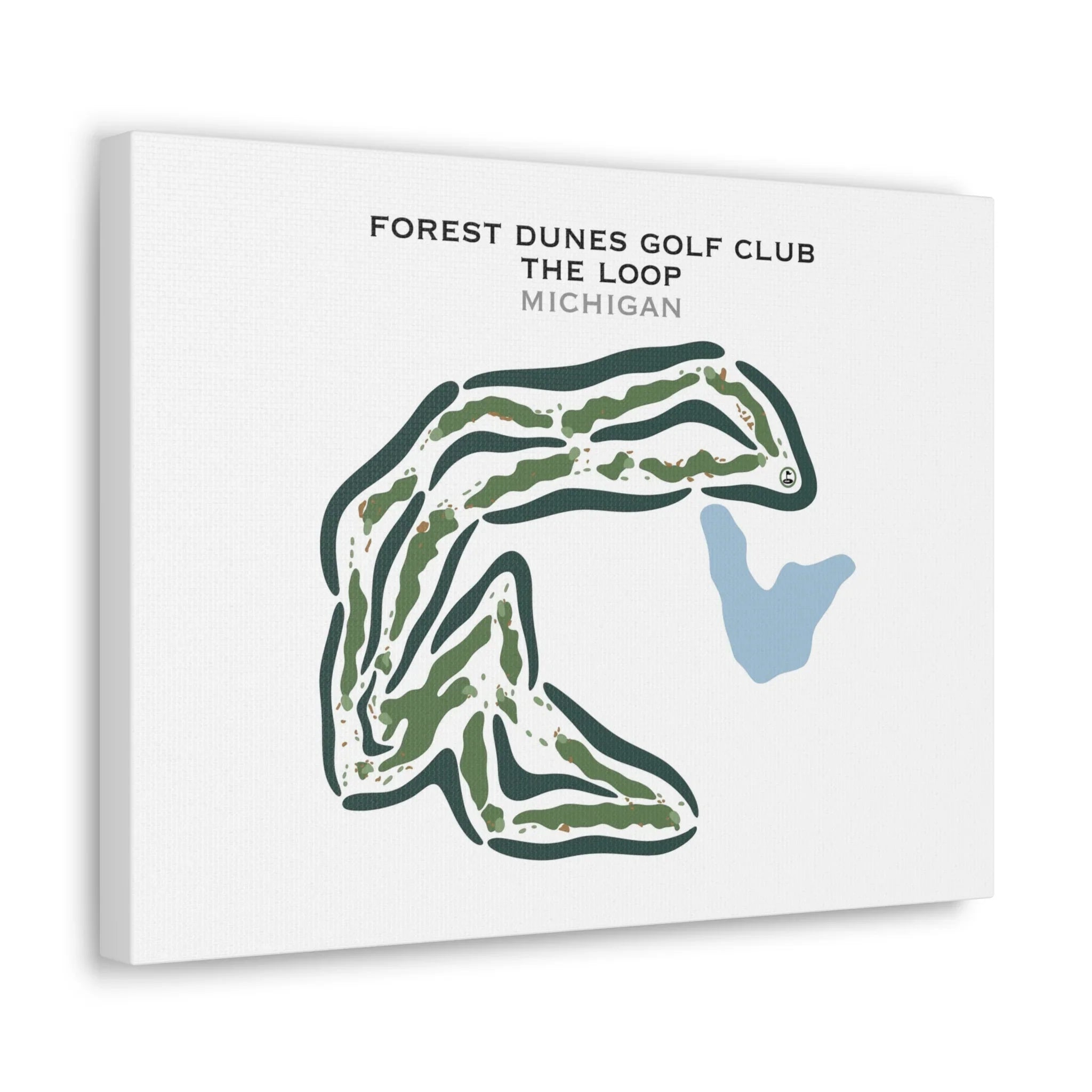 Forest Dunes Club at the Loop, Michigan - Printed Golf Courses