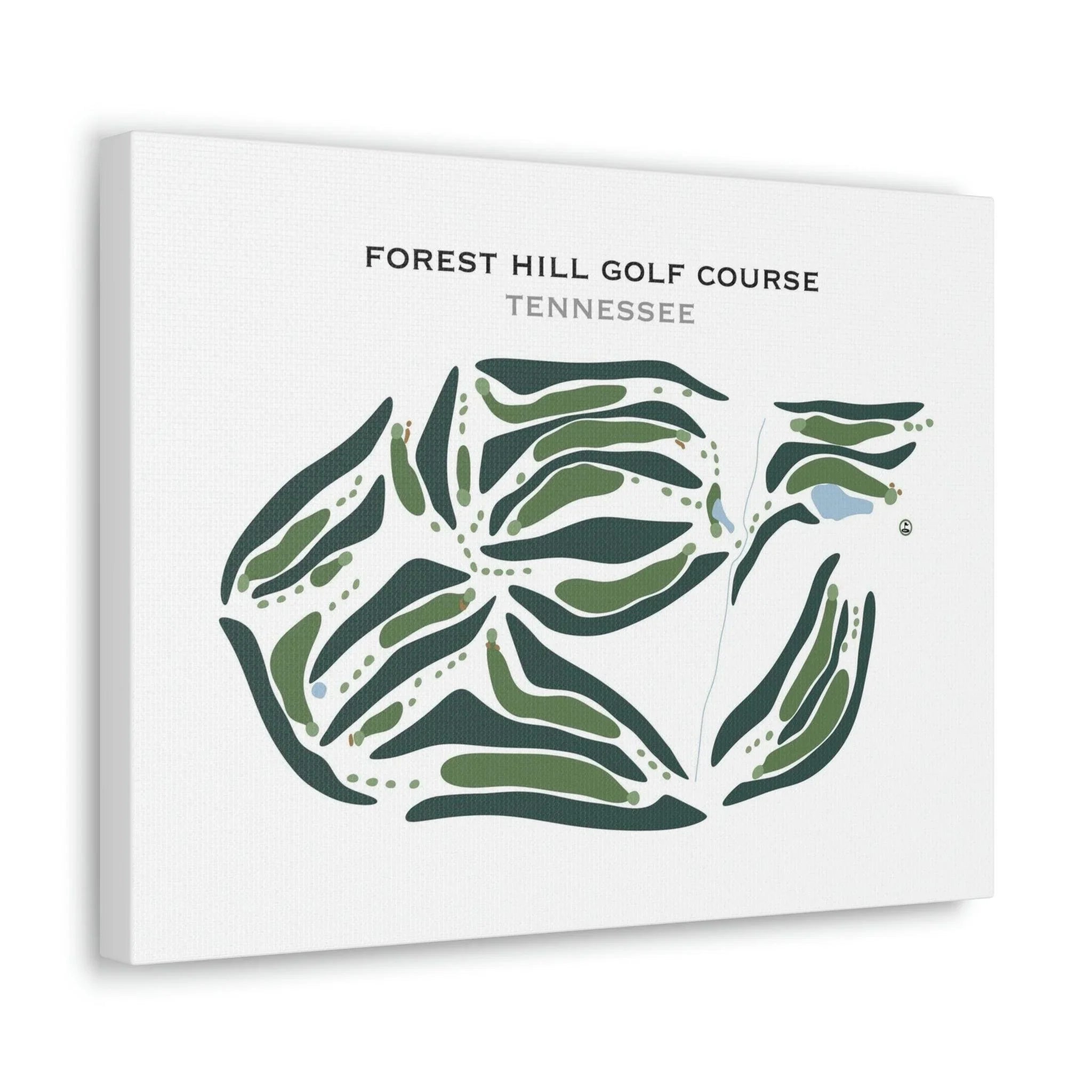 Forest Hill Golf Course, Tennessee - Printed Golf Courses