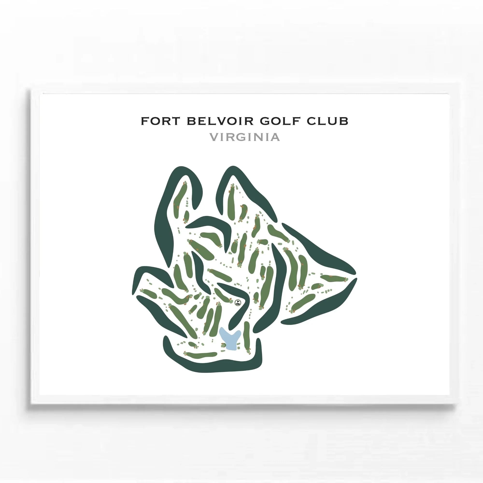 Fort Belvoir Golf Club, Virginia - Printed Golf Courses