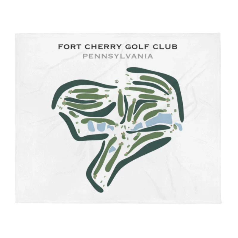 Fort Cherry Golf Club, Pennsylvania - Printed Golf Course