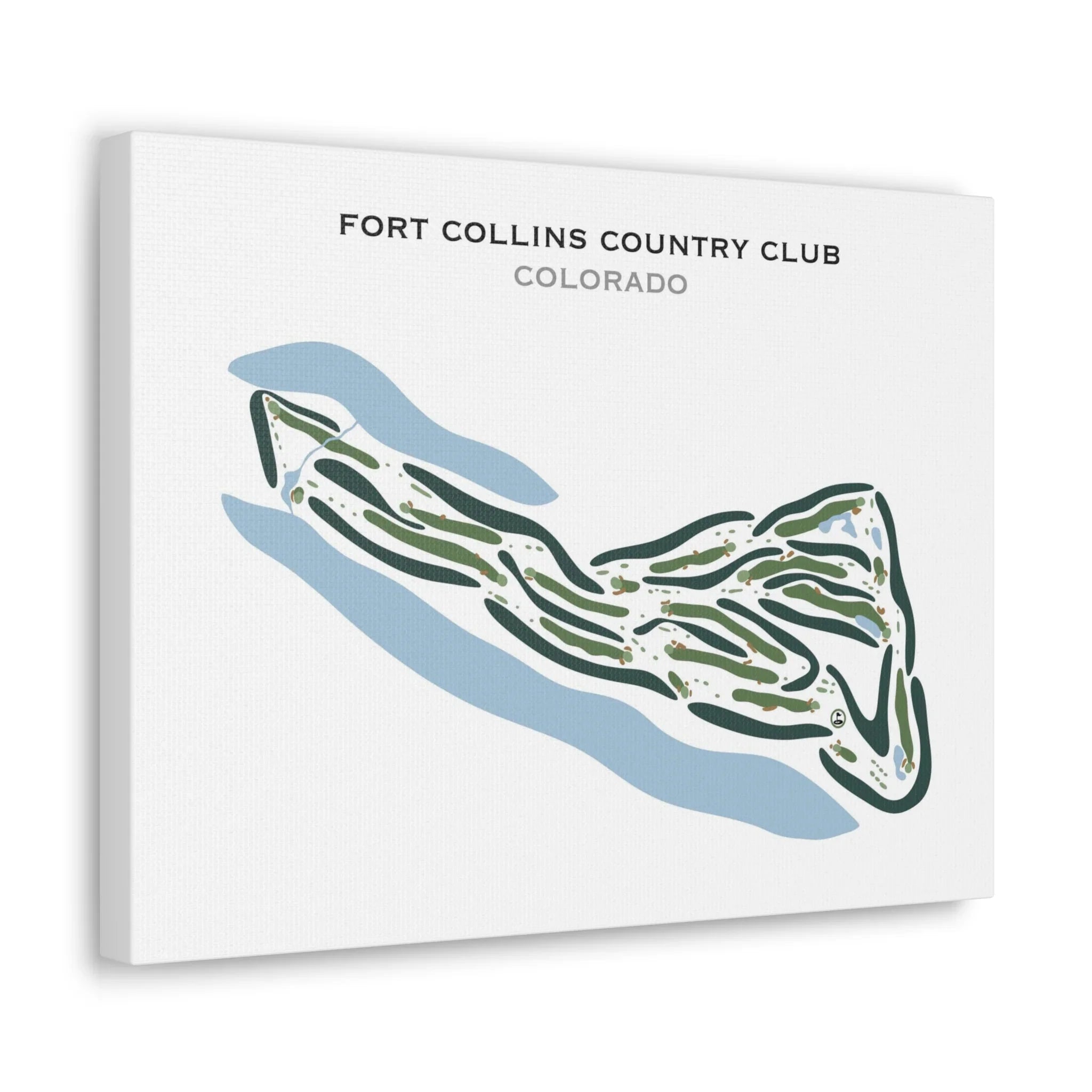 Fort Collins Country Club, Colorado - Printed Golf Courses