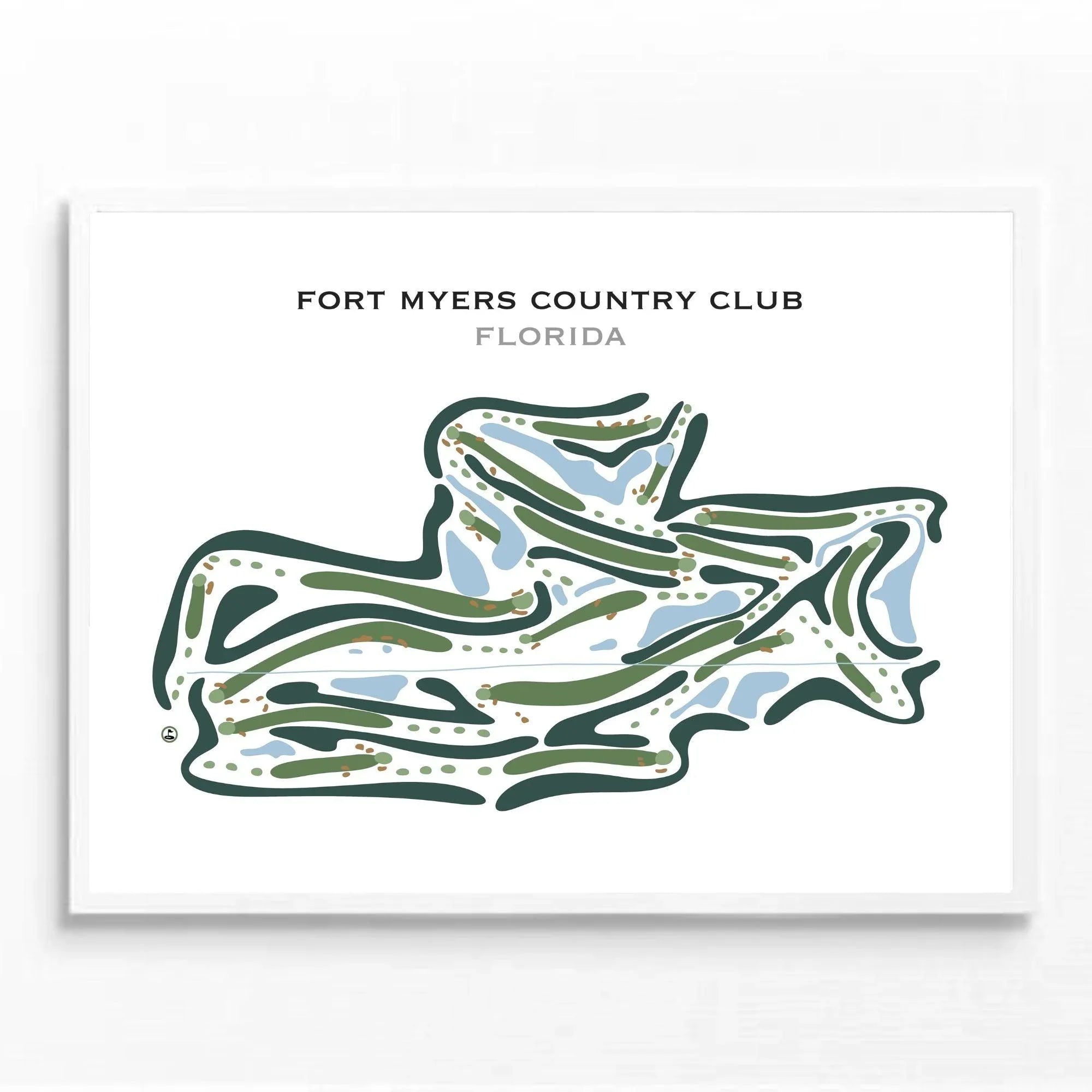 Fort Myers Country Club, Florida - Printed Golf Courses