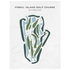 Fossil Island Golf Course, Wyoming - Printed Golf Courses