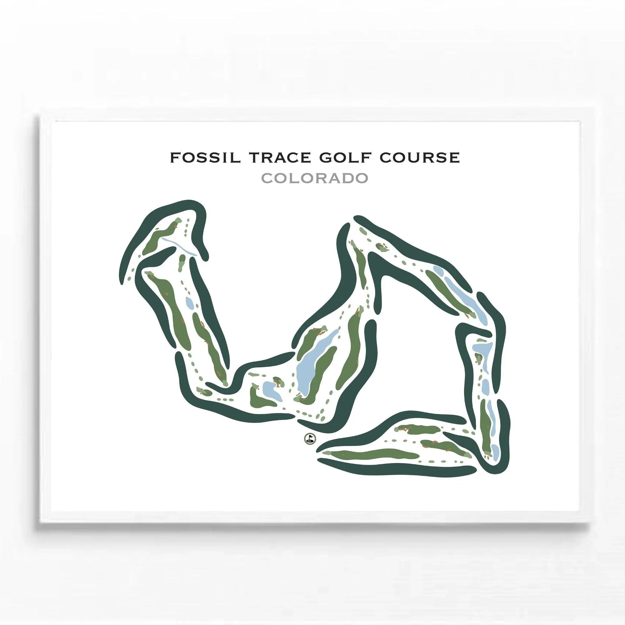 Fossil Trace Golf Club, Colorado - Printed Golf Courses