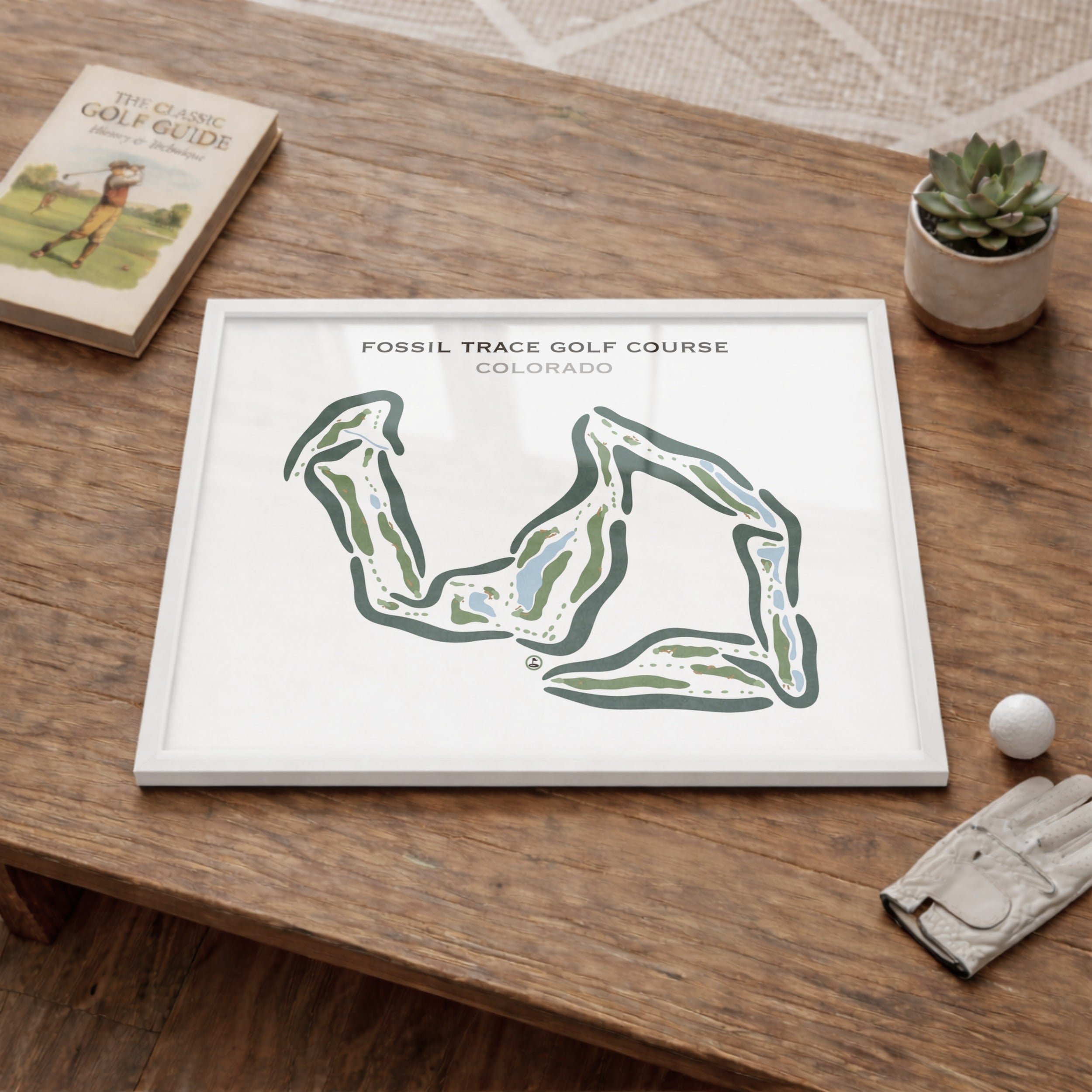 Fossil Trace Golf Course, Colorado - Printed Gold Courses