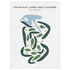 Fountain Lakes Golf Course, Florida - Printed Golf Courses