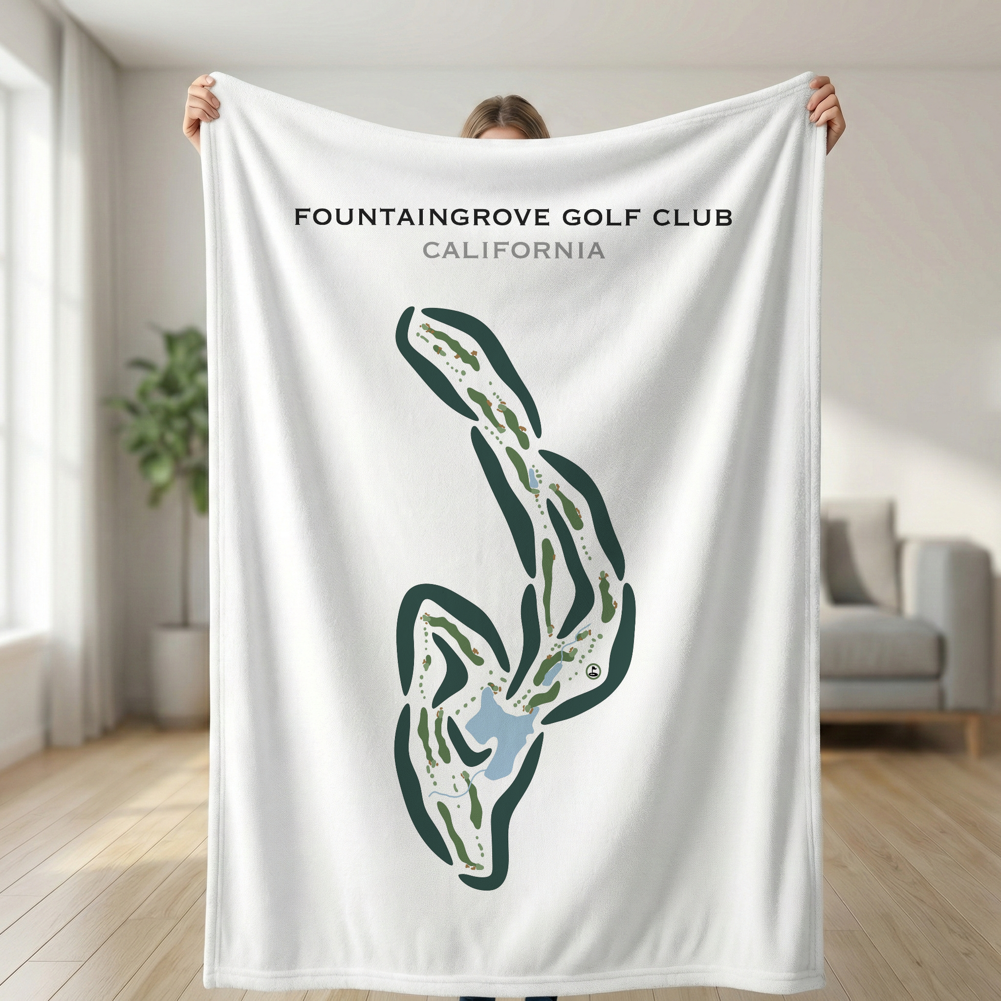 Fountaingrove Golf & Athletic Club, California - Printed Golf Courses