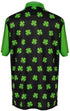 Four-Leaf Clover (Lime Green) Mens Golf Polo Shirt by ReadyGOLF