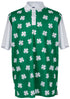 Four-Leaf Clover (White) Mens Golf Polo Shirt by ReadyGOLF