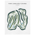 Fore Lakes Golf Course, Taylorsville Utah - Printed Golf Courses