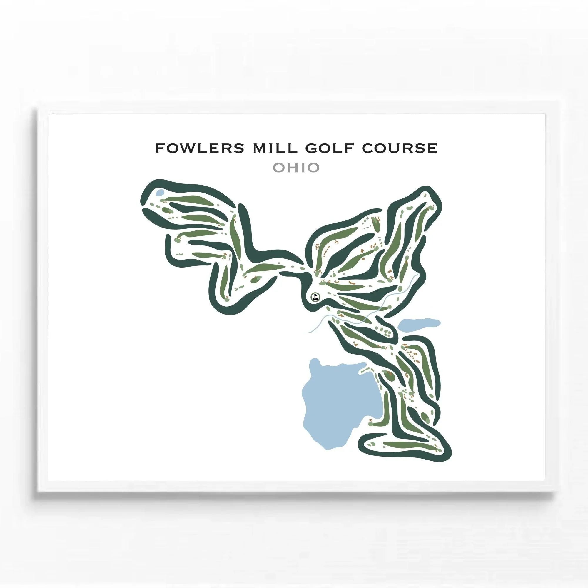 Fowler's Mill Golf Course, Ohio - Printed Golf Courses