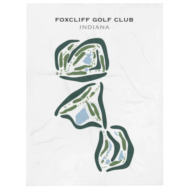 Foxcliff Golf Club, Indiana - Printed Golf Course
