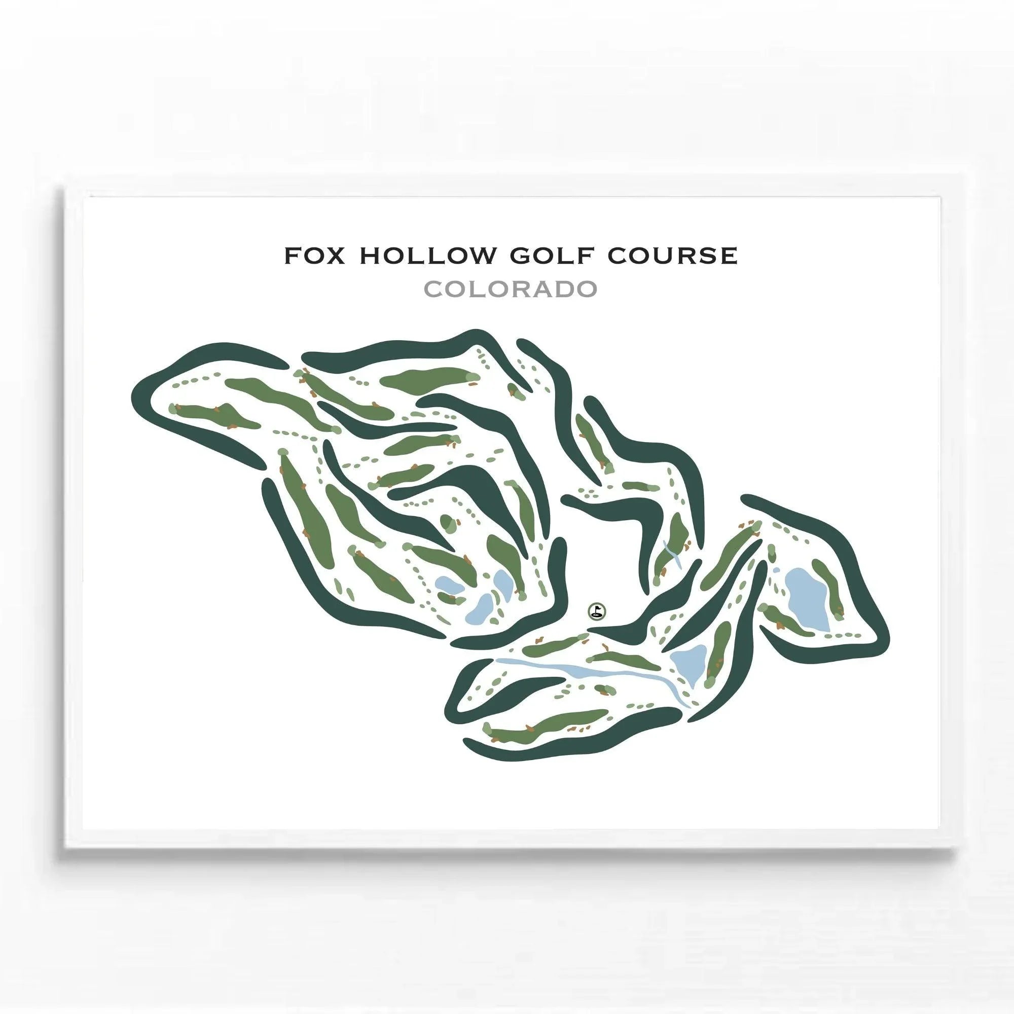 Fox Hollow Golf Course, Colorado - Printed Golf Course