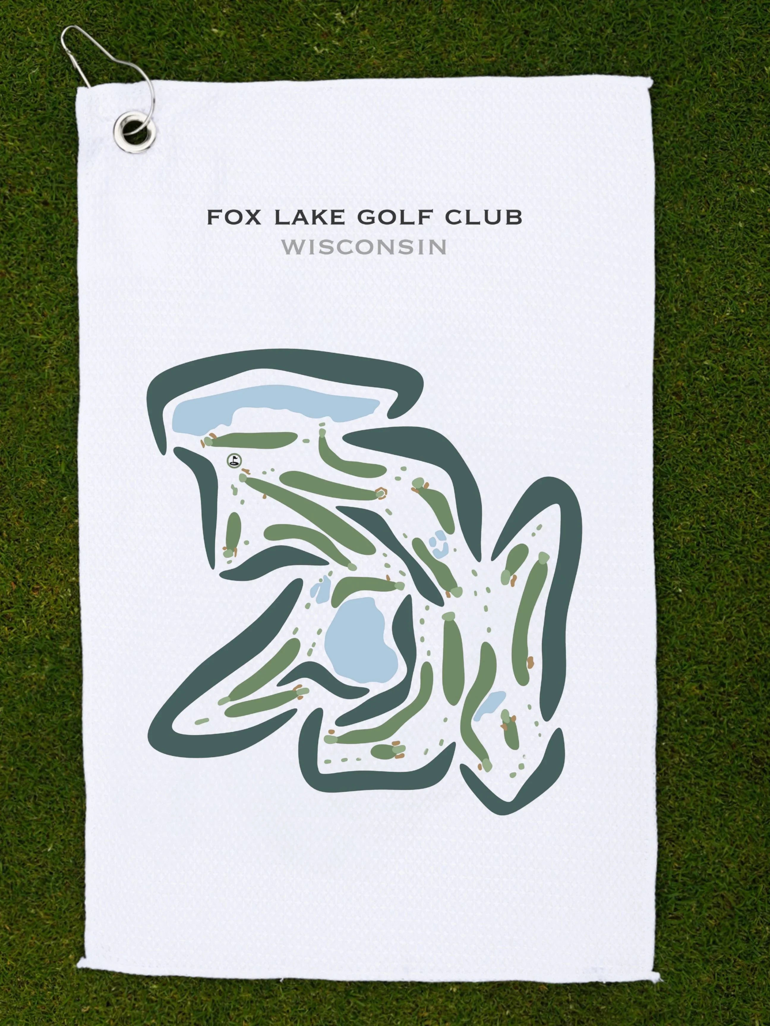 Fox Lake Golf Club, Wisconsin - Printed Golf Courses