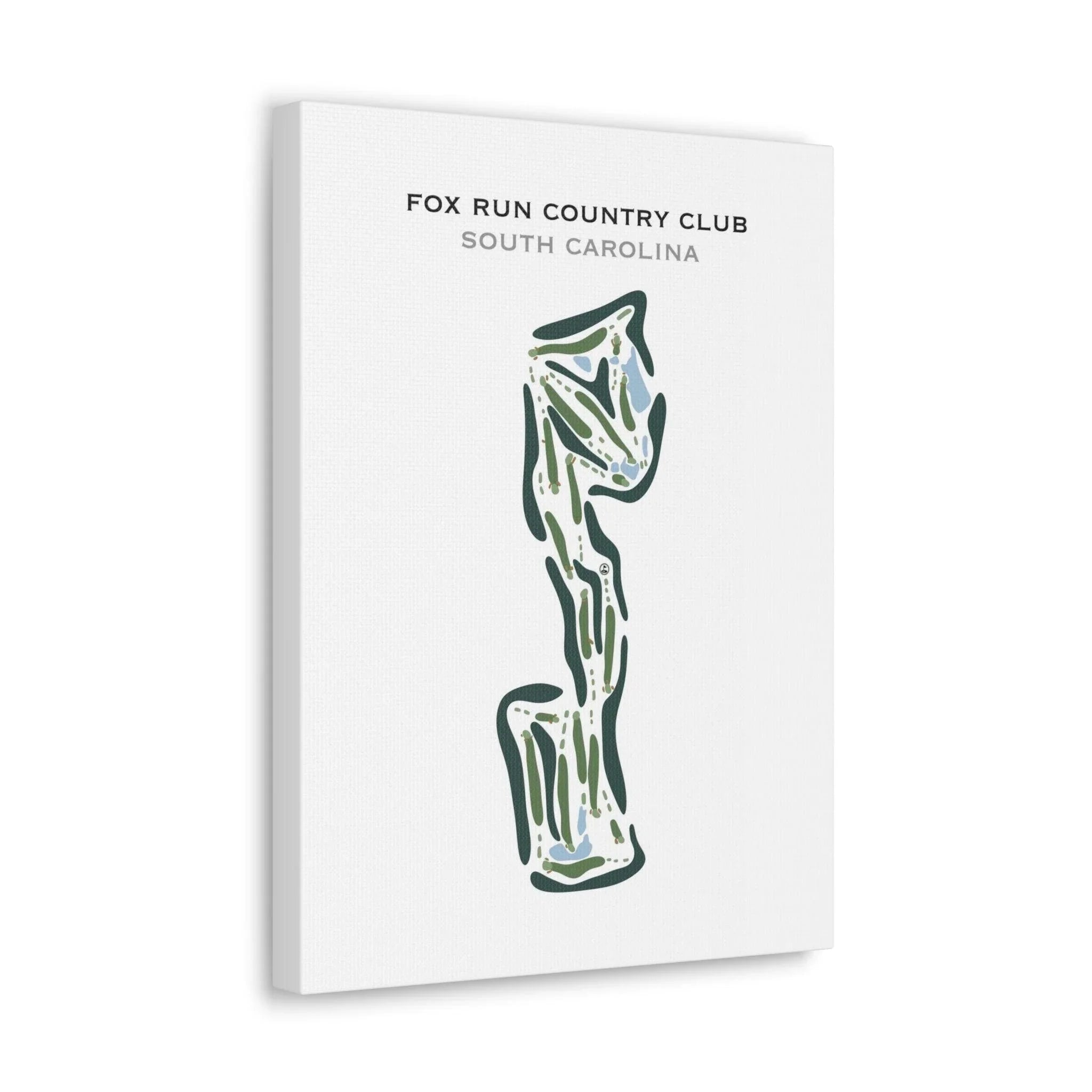 Fox Run Country Club, South Carolina - Printed Golf Course