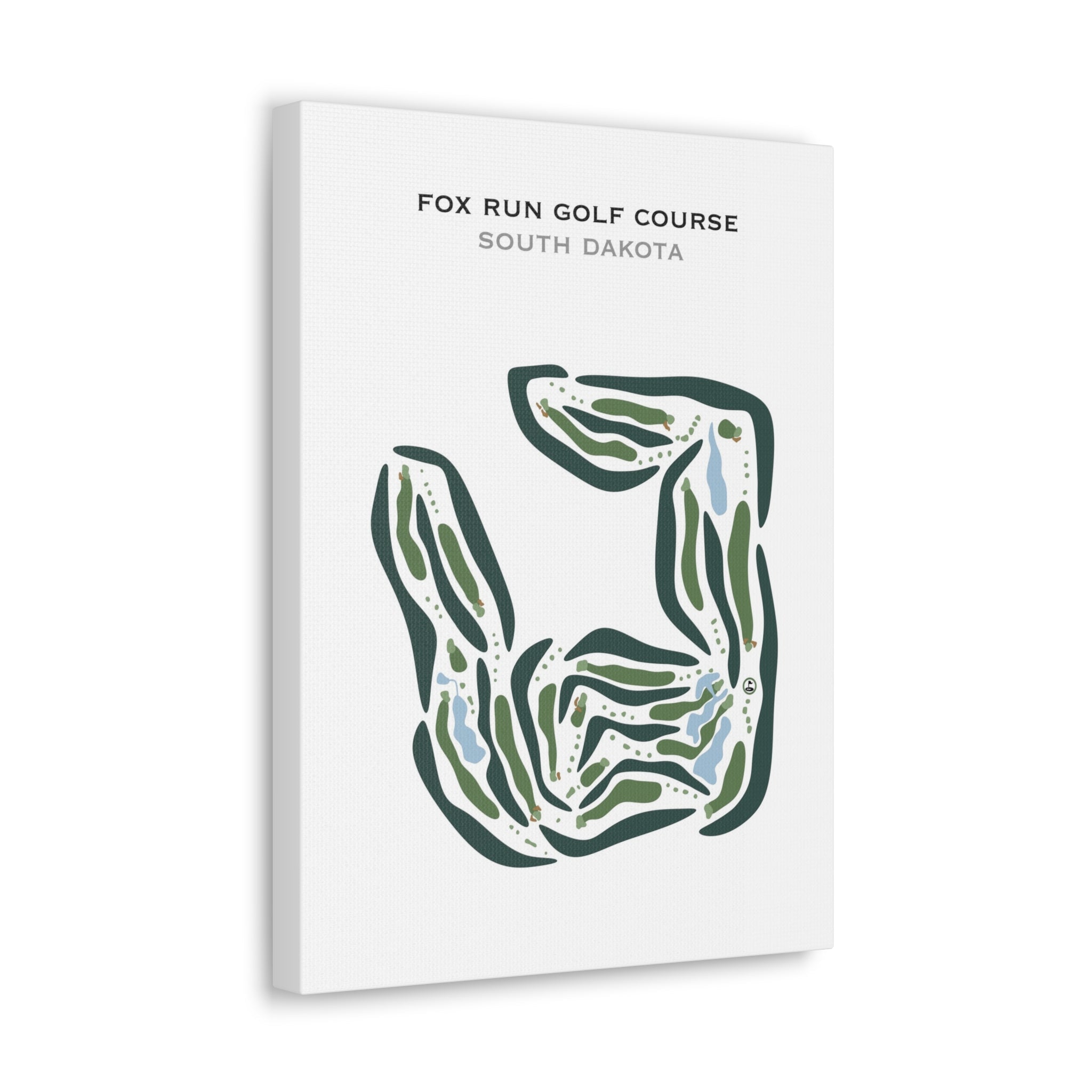 Fox Run Golf Course, South Dakota - Printed Golf Courses