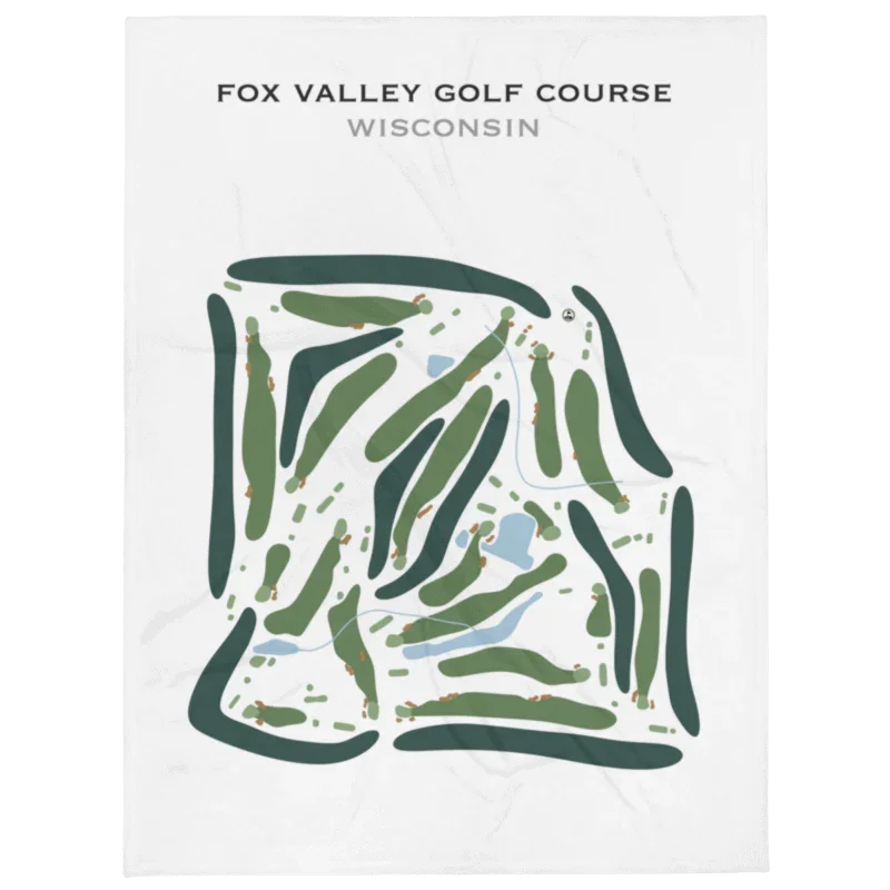 Fox Valley Golf Course, Wisconsin - Printed Golf Courses