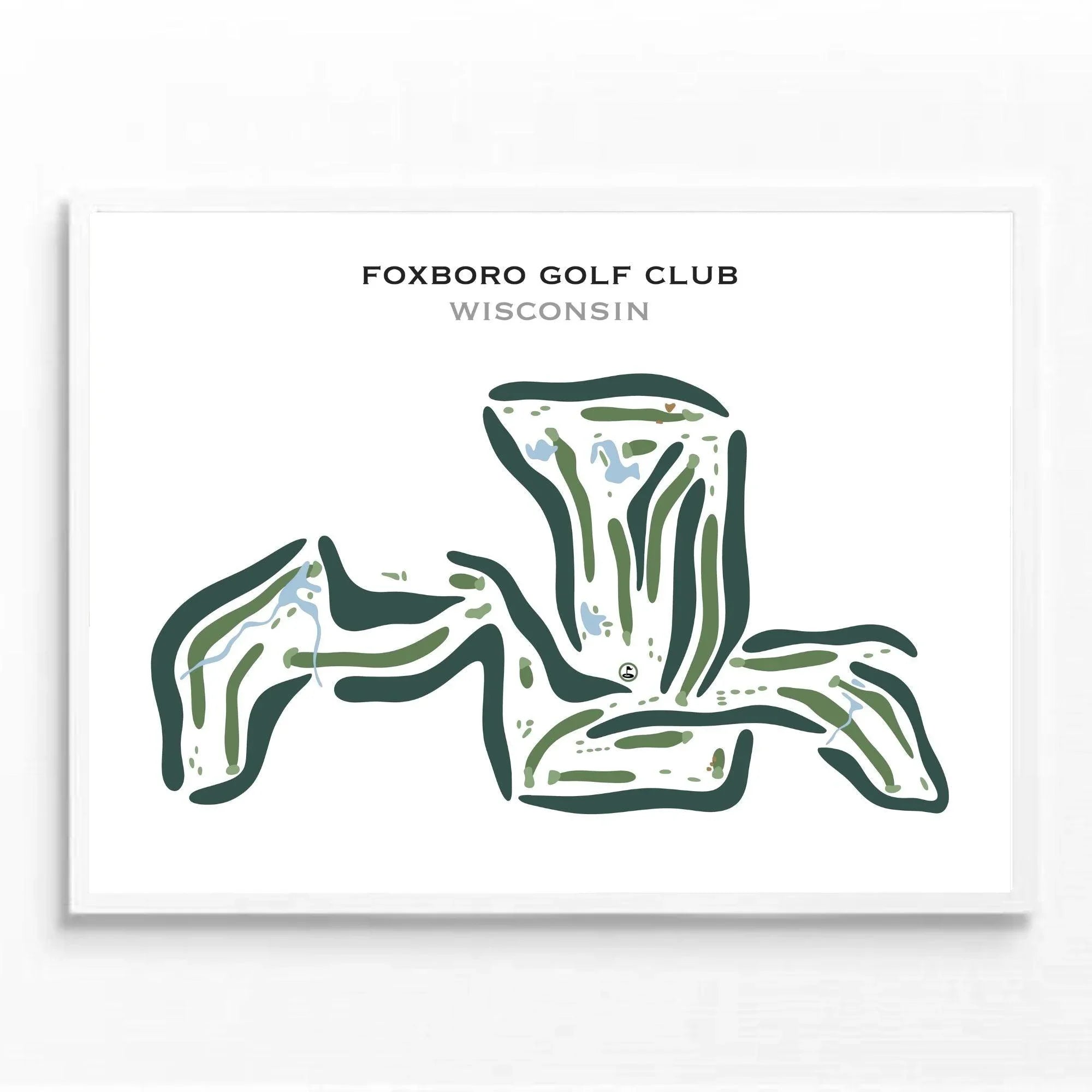 Foxboro Golf Club, Wisconsin - Printed Golf Courses