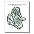 Foxborough Country Club, Massachusetts - Printed Golf Courses
