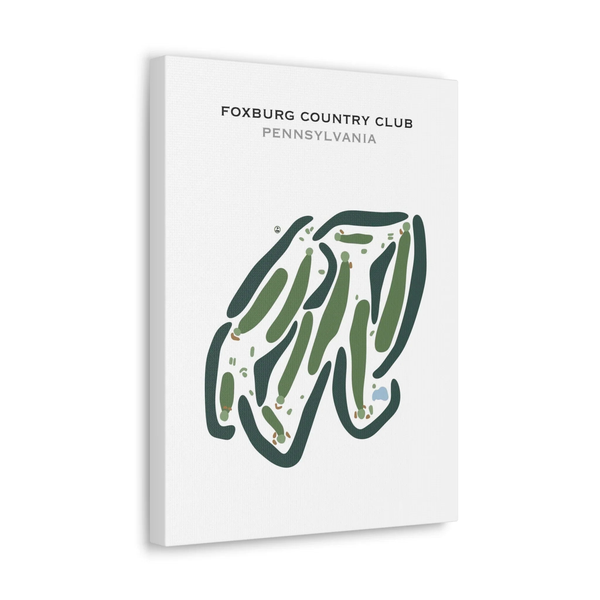 Foxburg Country Club, Pennsylvania - Printed Golf Courses
