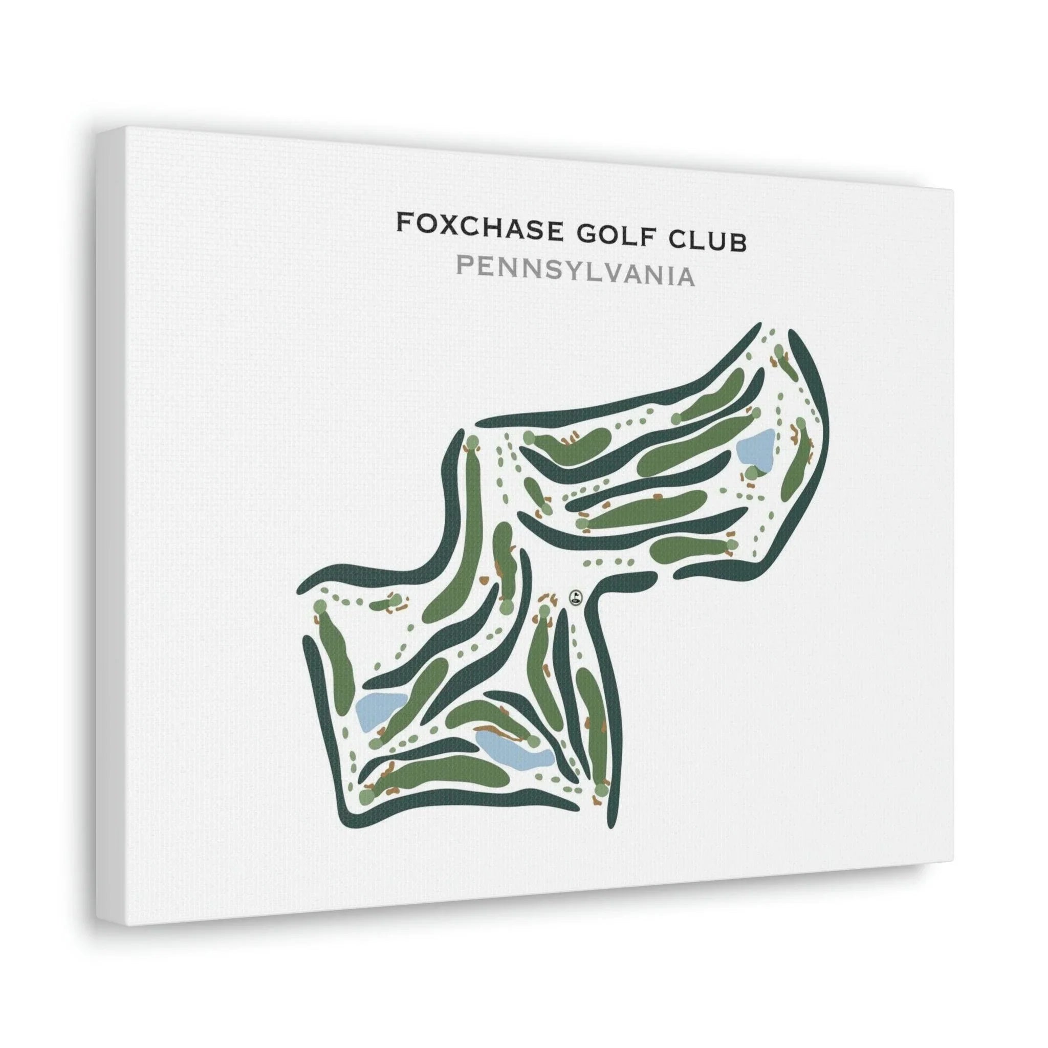 Foxchase Golf Club, Pennsylvania - Printed Golf Courses