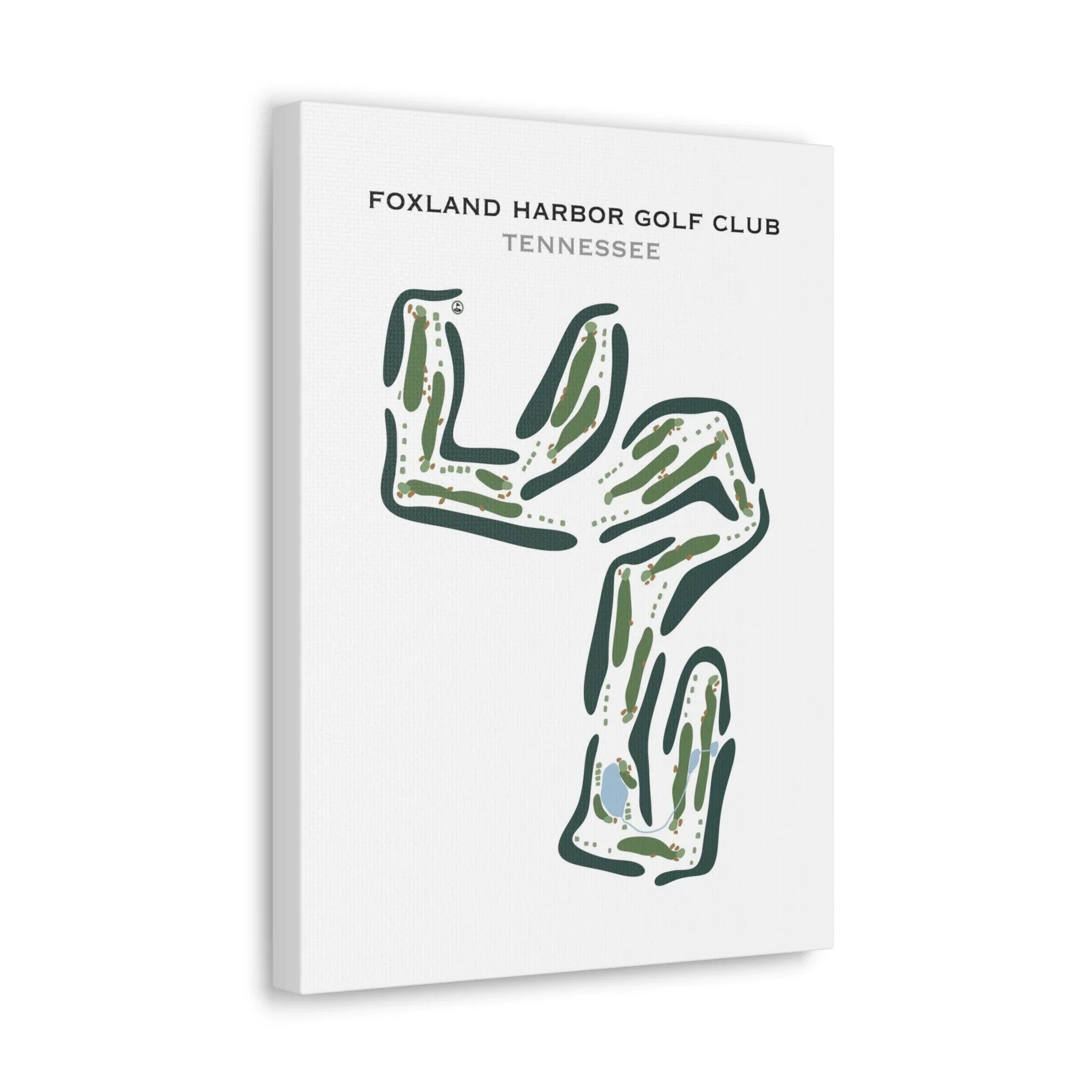 Foxland Harbor Golf Club, Tennessee - Printed Golf Course