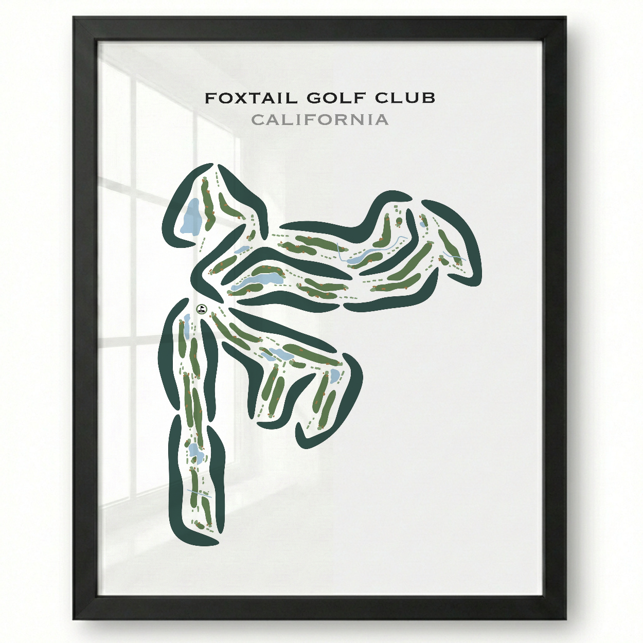 Foxtail Golf Club, California - Printed Golf Courses