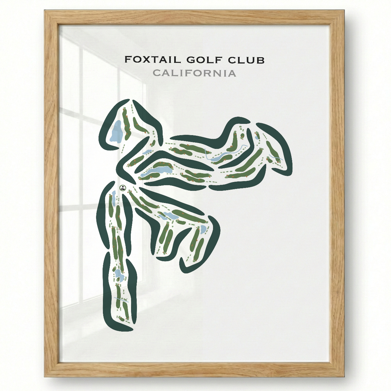 Foxtail Golf Club, California - Printed Golf Courses