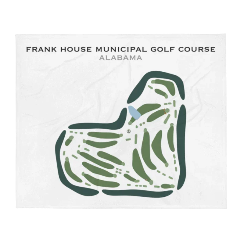 Frank House Municipal Golf Course, Alabama - Printed Golf Courses