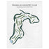 Franklin Country Club, Massachusetts - Printed Golf Courses