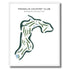 Franklin Country Club, Massachusetts - Printed Golf Courses