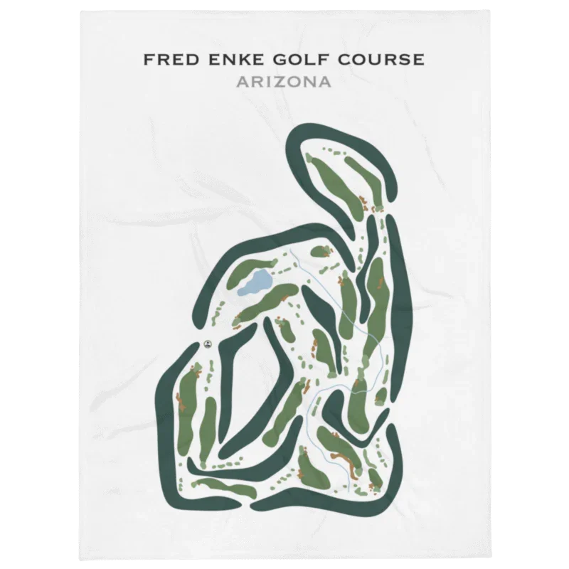 Fred Enke Golf Course, Arizona - Printed Golf Courses