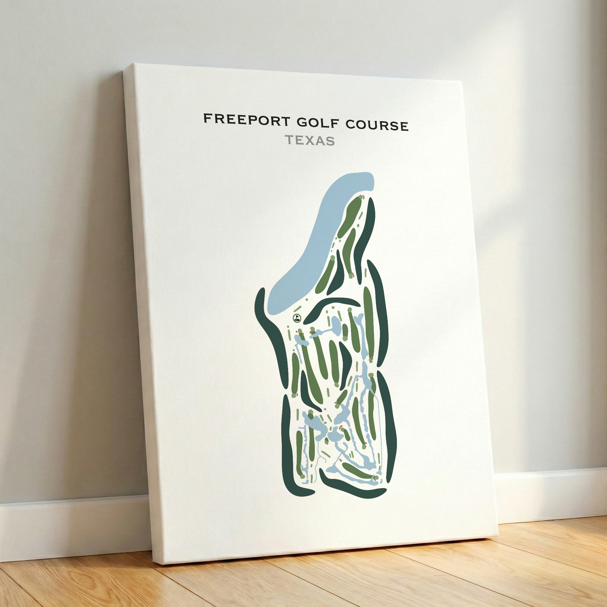 Freeport Golf Course, Texas - Printed Golf Courses