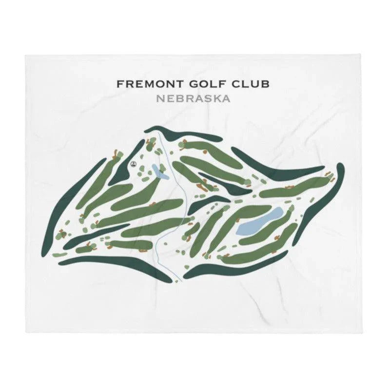 Fremont Golf Club, Nebraska - Printed Golf Course