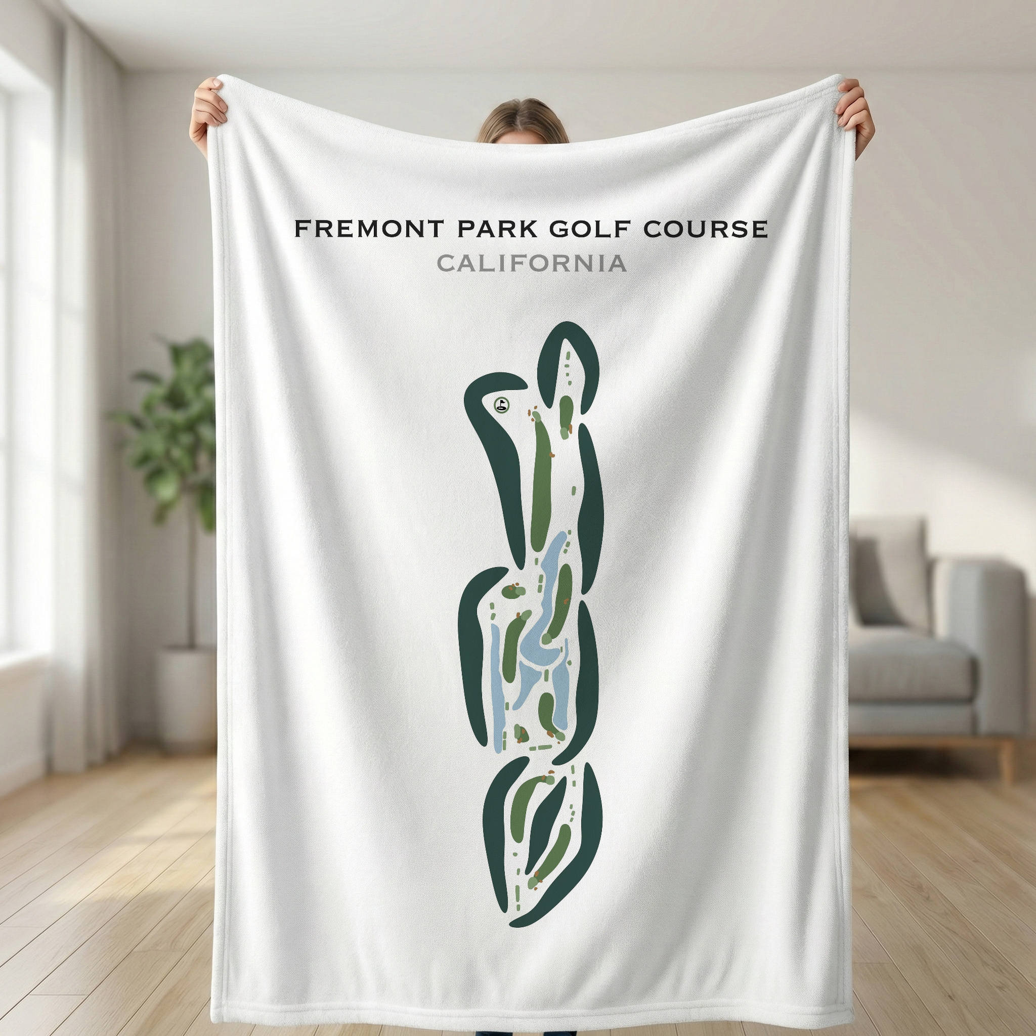 Fremont Park Golf Course, California - Printed Golf Courses