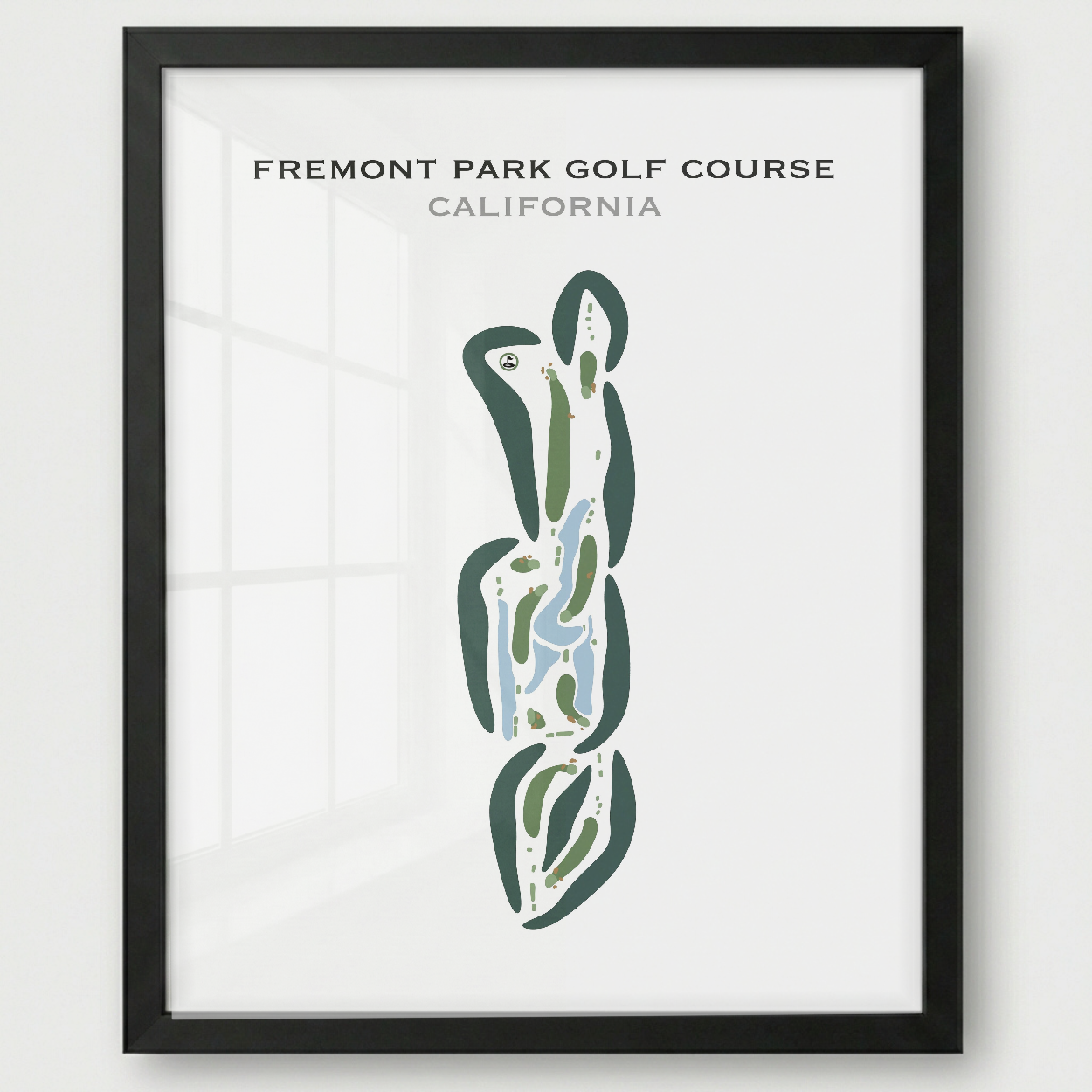Fremont Park Golf Course, California - Printed Golf Courses