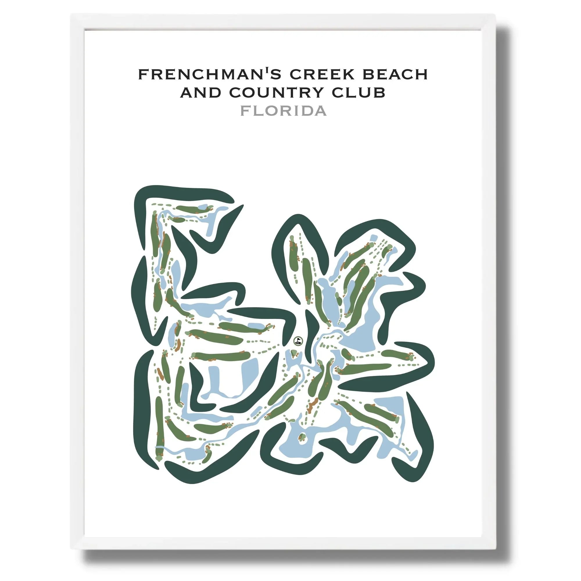 Frenchman's Creek Beach & Country Club, Florida - Printed Golf Courses