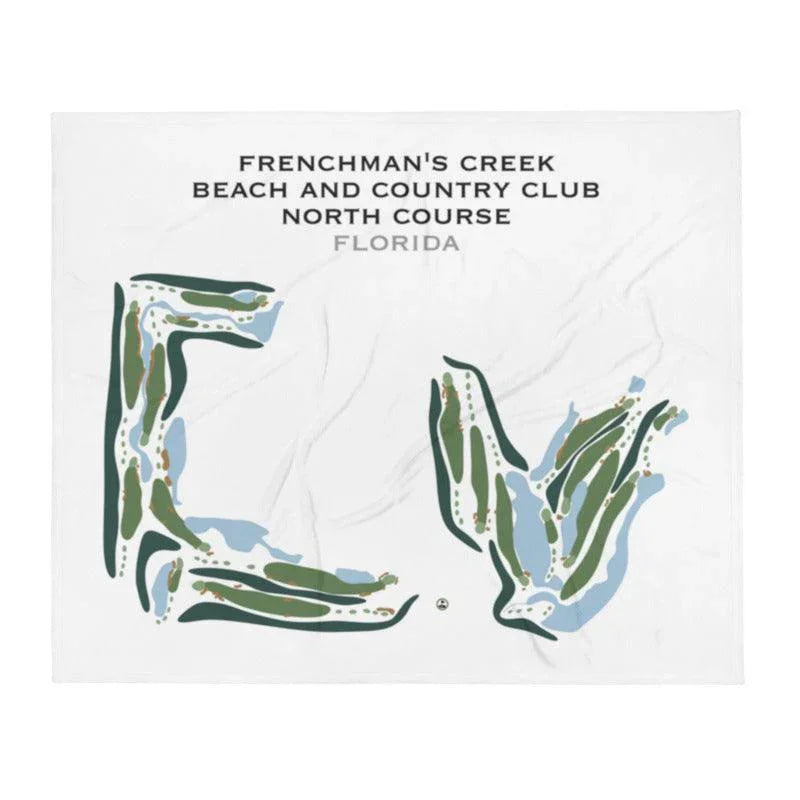 Frenchman's Creek Beach & Country Club North Course, Florida - Printed Golf Courses