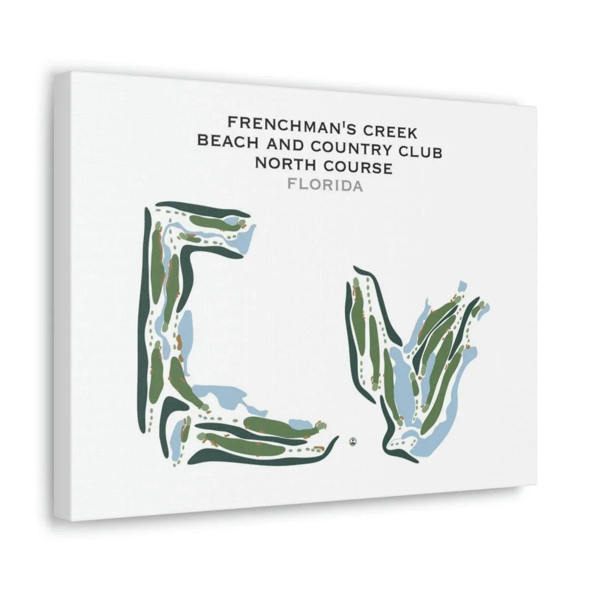 Frenchman's Creek Beach & Country Club North Course, Florida - Printed Golf Courses