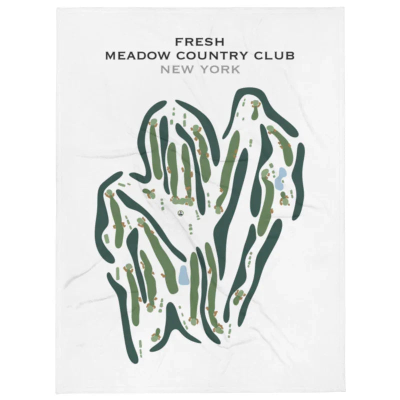 Fresh Meadow Country Club, New York - Printed Golf Course