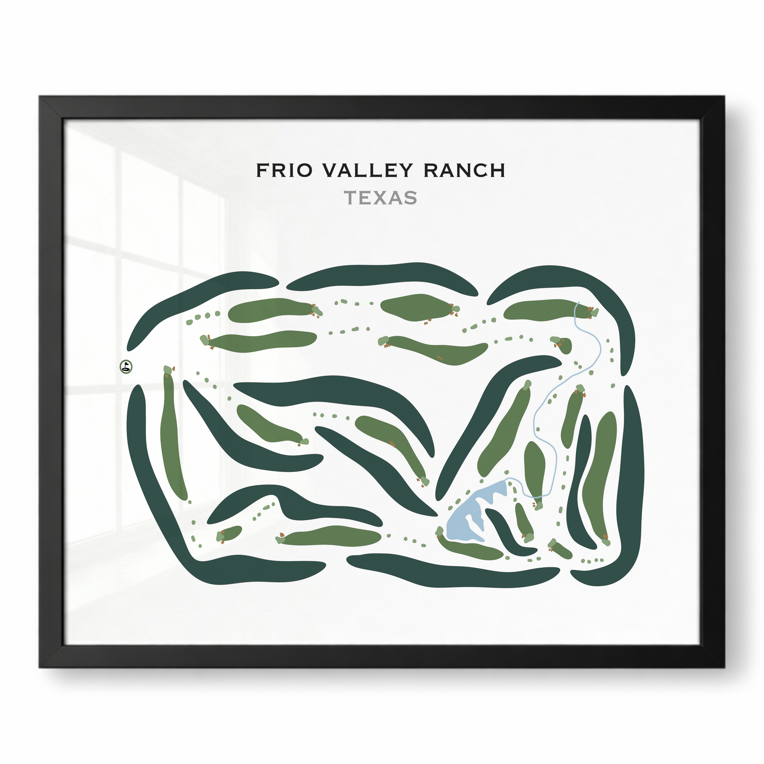 Frio Valley Ranch, Texas - Printed Golf Courses