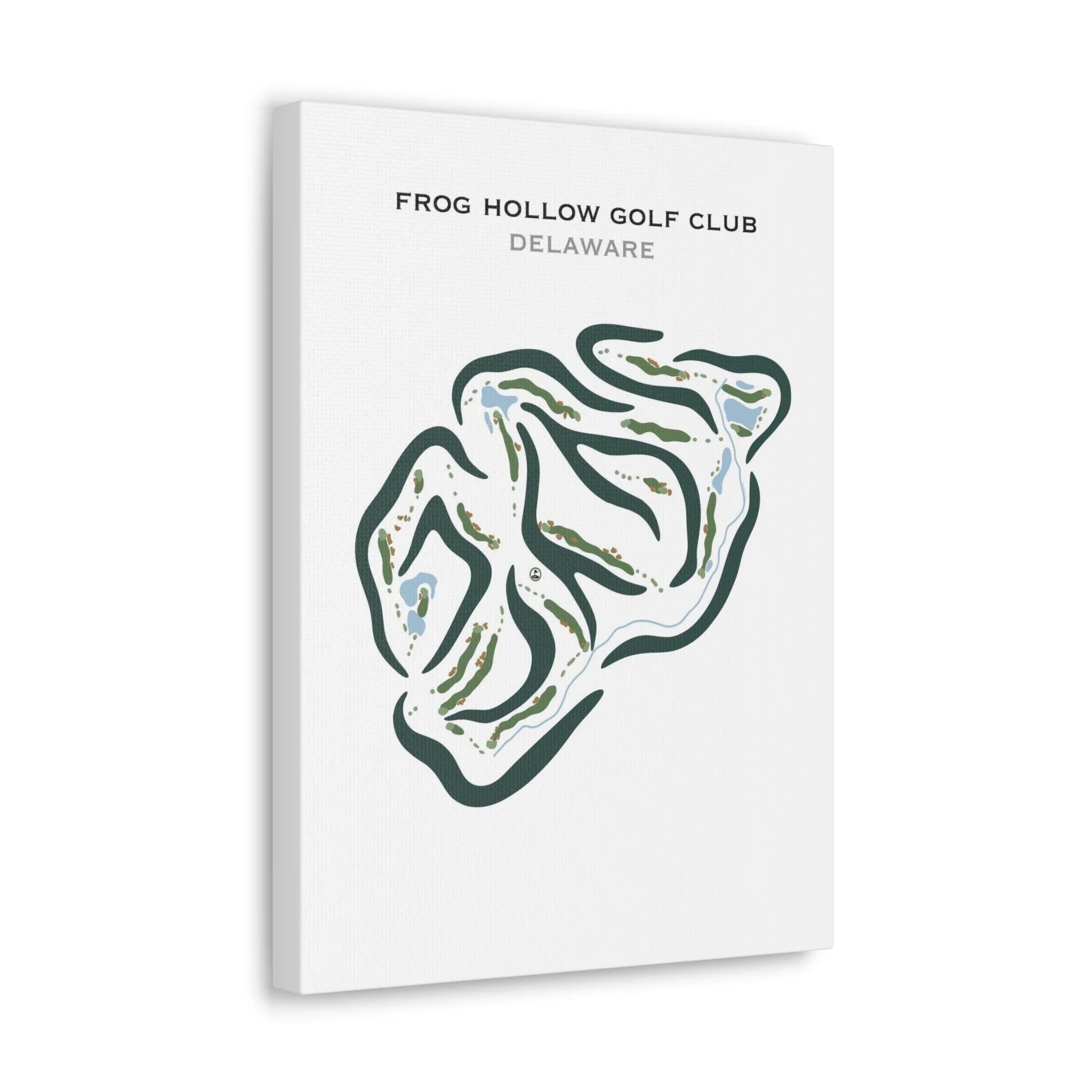 Frog Hollow Golf Club, Delaware - Printed Golf Courses