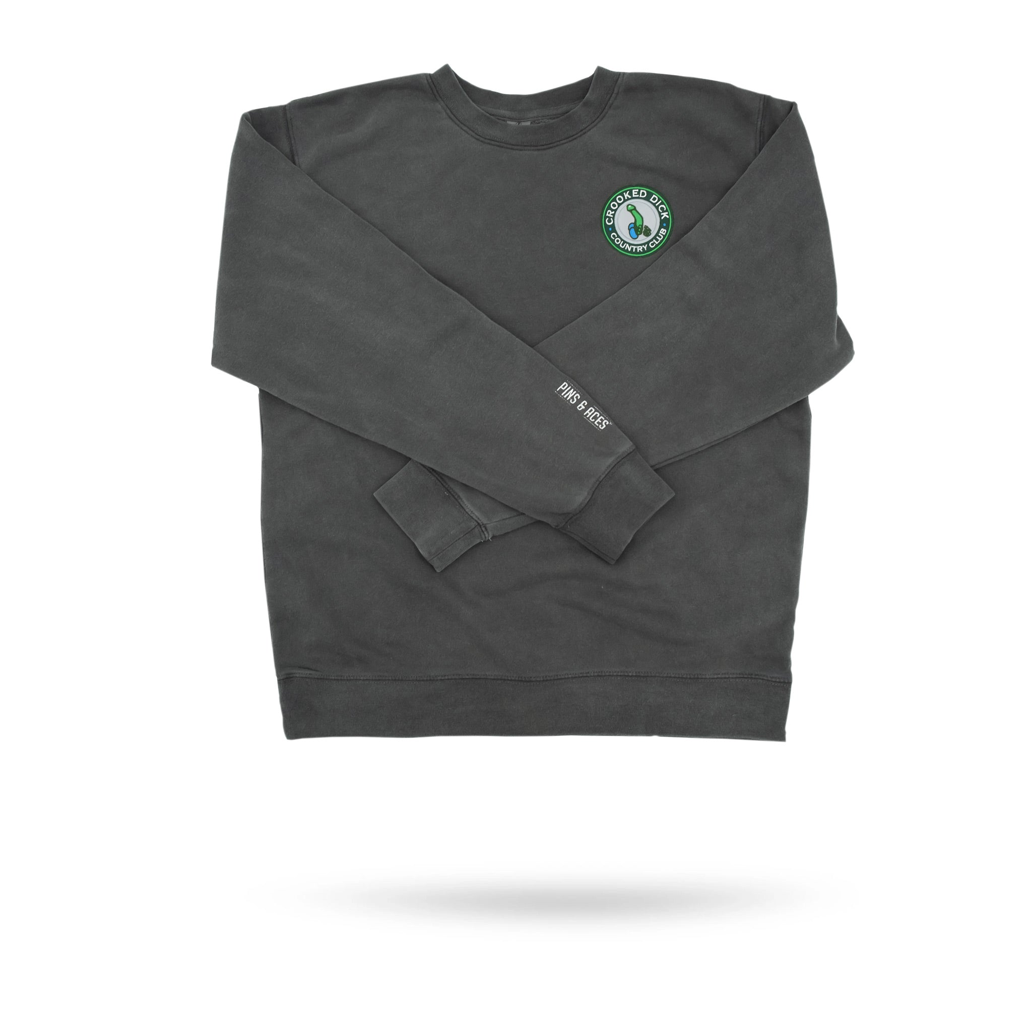 Crooked Dick Crew Neck - Charcoal