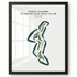 Front Course at Bayou Din Golf Club, Texas - Printed Golf Courses