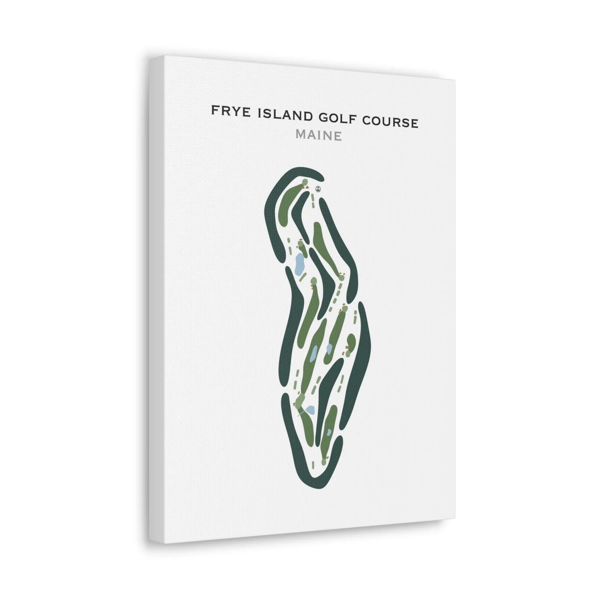 Frye Island Golf Course, Maine - Printed Golf Courses