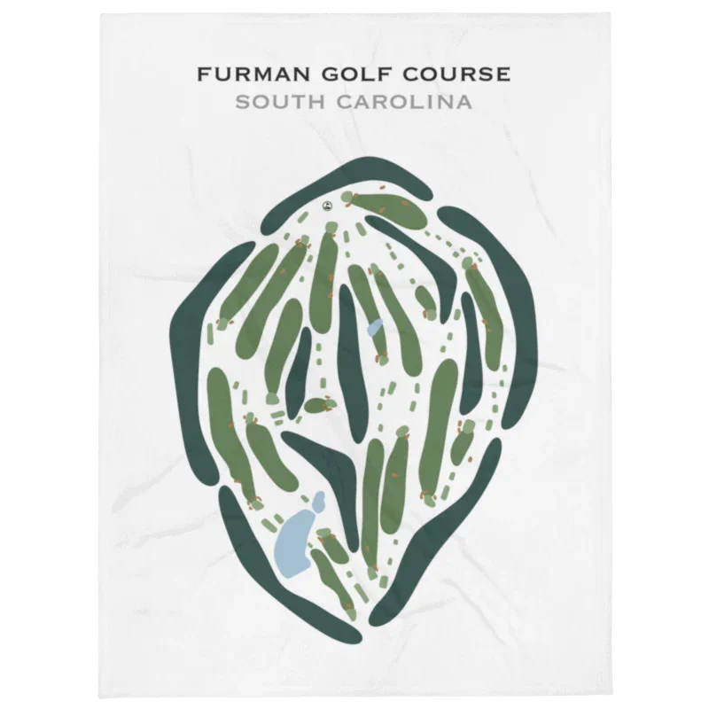 Furman Golf Course, South Carolina - Printed Golf Courses